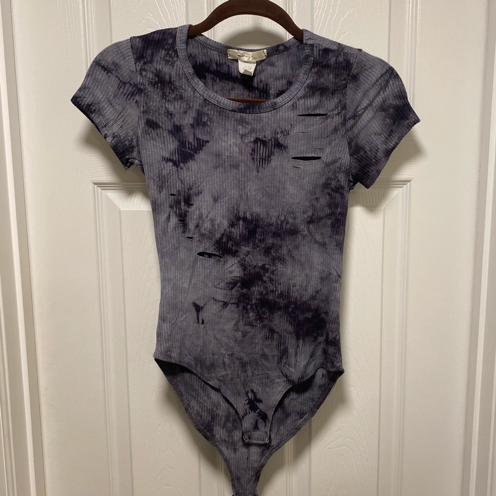 Distressed Bodysuit